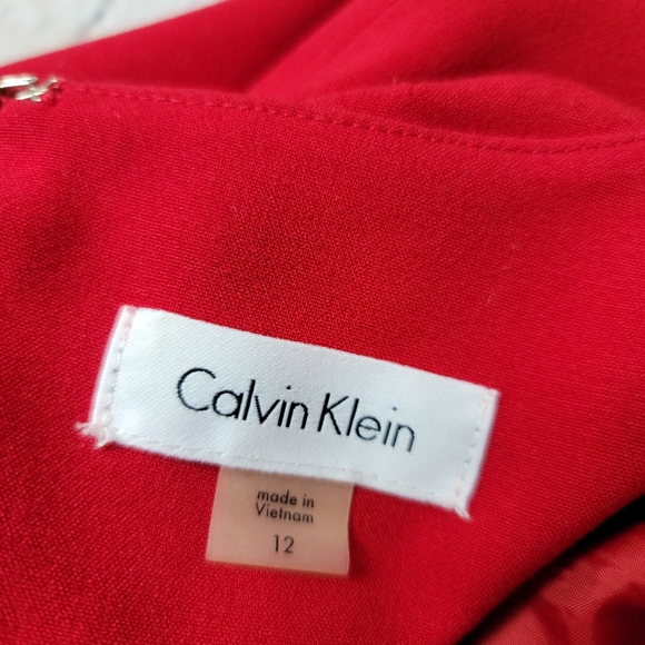 Calvin Klein NEW Red Women's Sleeveless zipper 12 - Picture 5 of 16